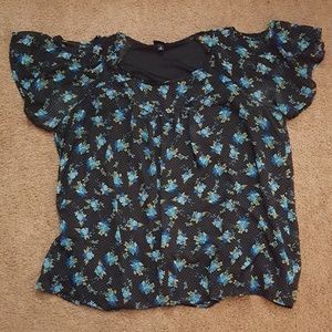 Torrid Open Shoulder Blouse